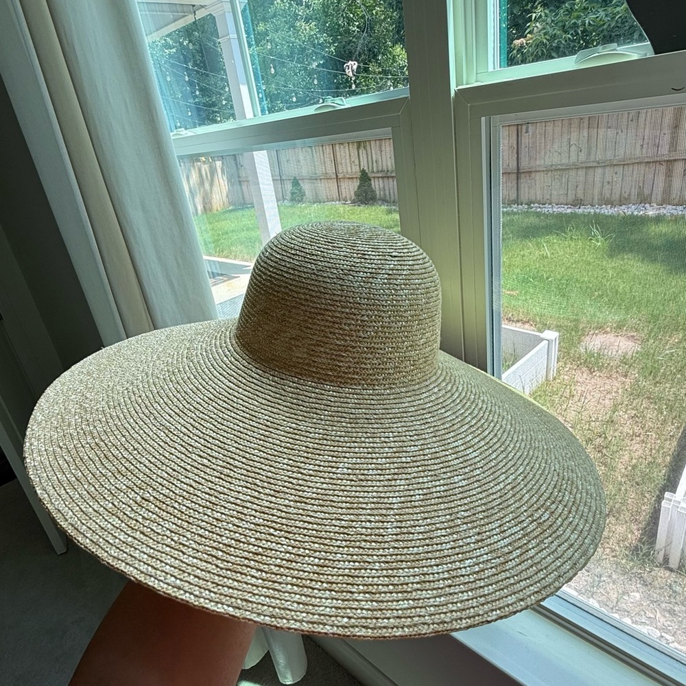 COS Wide-Brimmed Straw Hat - Natural